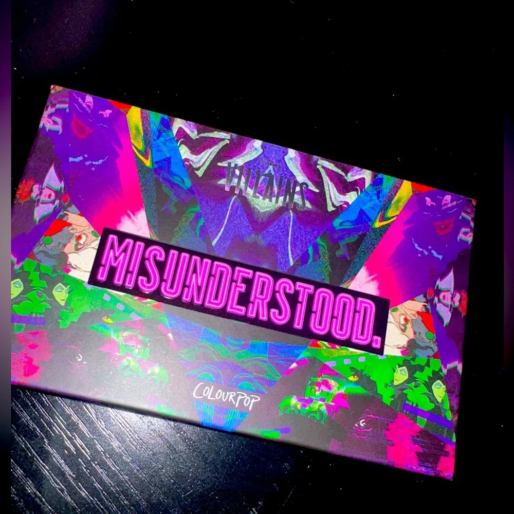 NIB ColourPop x Disney Villains “Misunderstood” Palette Limited Edition
